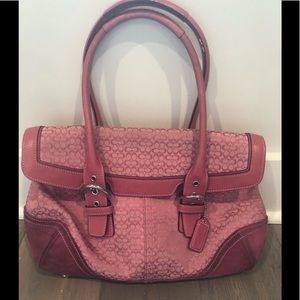 Pink Coach bag